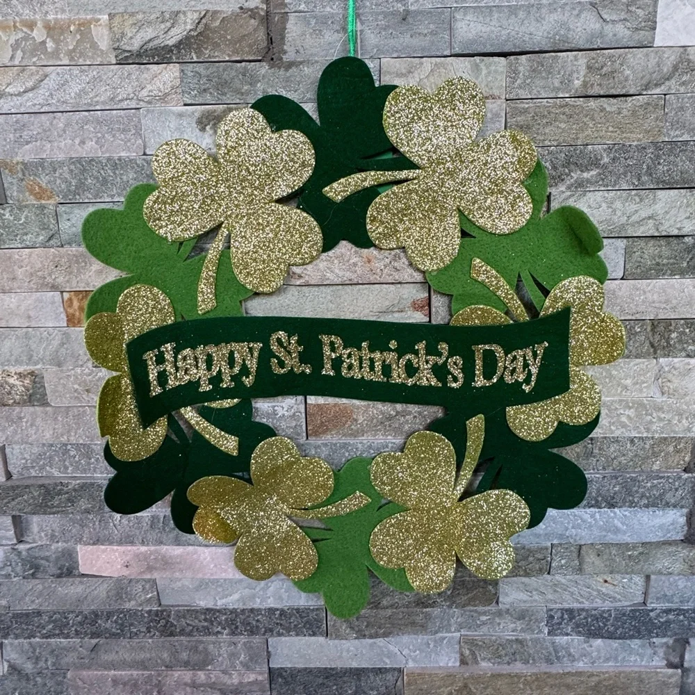 St. Patrick's Day Party Decoration Set - Green and Gold